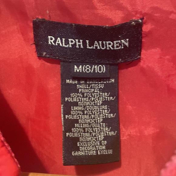 Girl’s Ralph Lauren quilted jacket - Picture 2 of 2